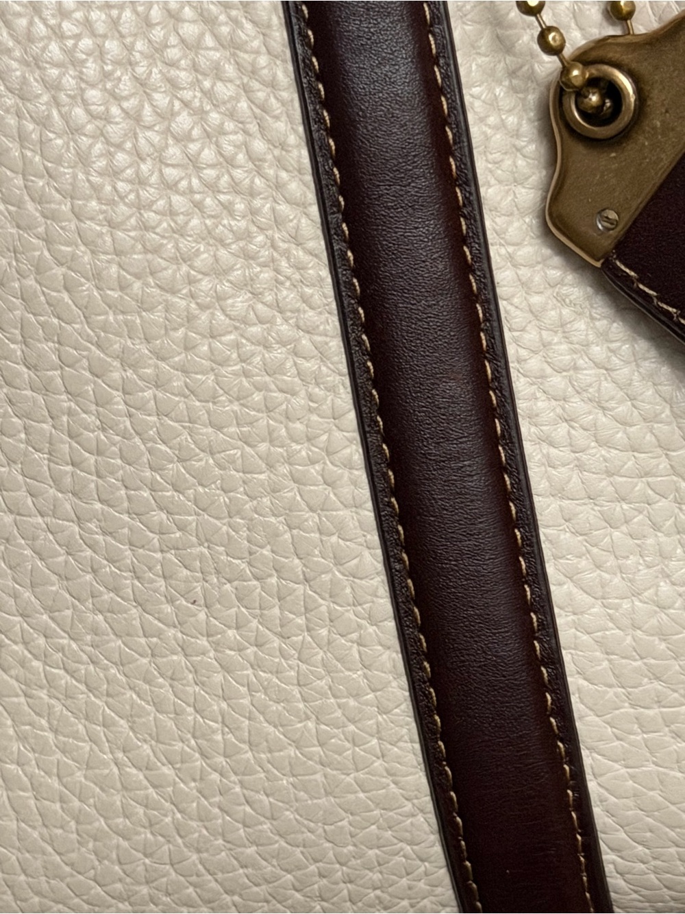Coach Ruby Satchel 25 in chalk - Picture 12 of 15